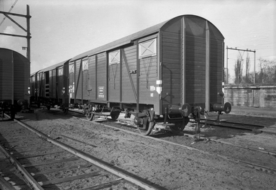 846254 Afbeelding van de margarinewagens serie NS 7900-7999 voor de N.S. bij Werkspoor te Utrecht.